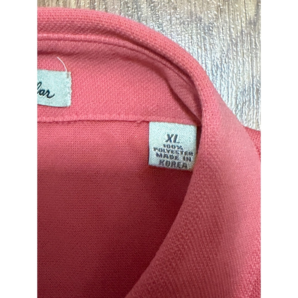 Peter Millar Polo Shirt Mens XL Sea Island Performance Knit Pink Golf - Picture 3 of 10